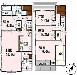 新築戸建　東区戸島1丁目2期　2号棟
