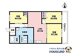 コーポ木ケ崎　7階　3ＬＤＫ