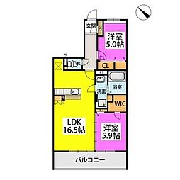 プレアL八幡馬場山 3階部分