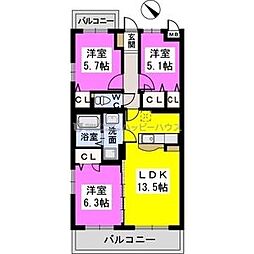 プライムコート大野城 3階部分