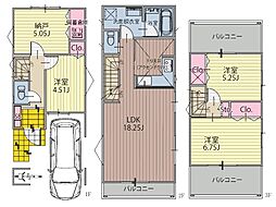 横浜市 西区霞ケ丘 新築戸建て  3号棟