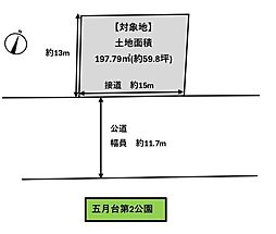 宝塚市中山五月台4丁目土地