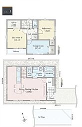 新築分譲住宅　前沢4丁目　全3分譲住宅/3号棟