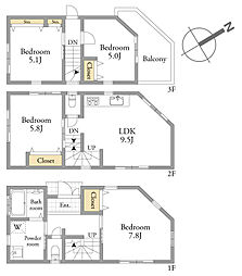 角地の戸建「北区栄町」Selection