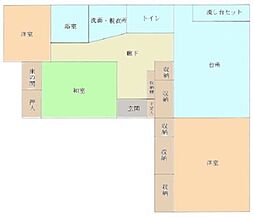 平屋３ＬＤＫ　太陽光と蓄電池付　オール電化　本下水