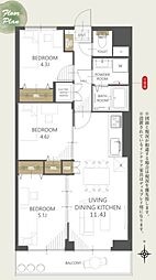 売りマンション　東武大師前サンライトマンション3号館