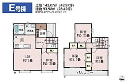新築戸建　草加市谷塚仲町181番　全6棟 E号棟