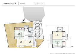東南・南西角地の様な開放感　栗山中古戸建