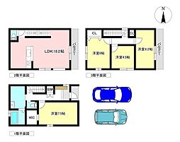 新築一戸建　名古屋市瑞穂区雁道町1丁目　全1棟