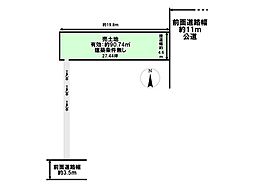 売土地　下京区中堂寺壬生川町