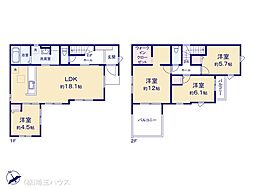 越谷市東町4期　新築戸建て　全1棟