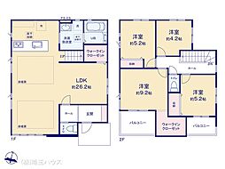 川口市差間8期　新築戸建て　全1棟