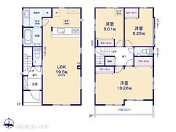 春日部市備後西2丁目2期　新築戸建て　全1棟