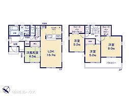 岩槻区上野3期　新築戸建て　全3棟