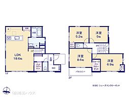 越谷市大道2期　新築戸建て　全2棟