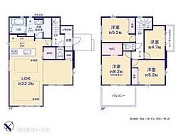 越谷市大林13期　新築戸建て　全1棟
