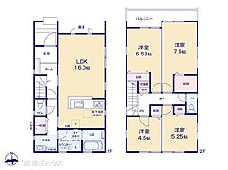 川口市上青木西1丁目2期　新築戸建て　全1棟