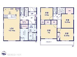 岩槻区城南1期　新築戸建て　全3棟