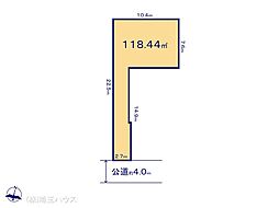 越谷市東大沢　土地　全1区画