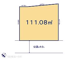 越谷市蒲生17期　土地　全1区画