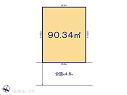 越谷市蒲生19期　土地　全1区画