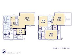 岩槻区美幸町2期 新築戸建て 全1棟