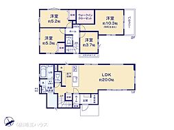 さいたま市岩槻区東岩槻5期　新築戸建て　全2棟