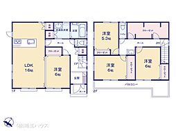 春日部市中央3丁目第6期　新築戸建て　全1棟