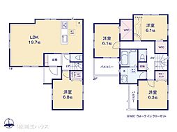 川口市元郷324　新築戸建て　全2棟
