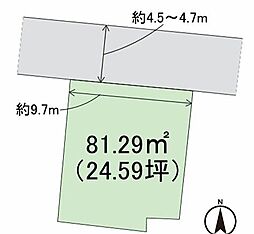 売土地　高崎市飯塚町
