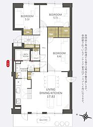 ラポールえるむの杜Ｂ棟 711