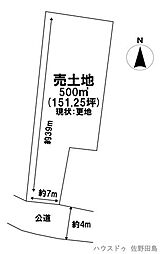 売土地　佐野市馬門町