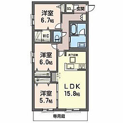 オカバ姫路青山シャーメゾンA