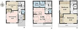 見学可能/東あずま駅まで6分/延床約94m2/駐車場付き/4LDK