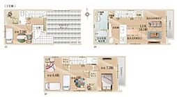 大島まで12分の好立地/延床約127m2のゆとりある4LDK