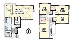 筑紫野市二日市北6丁目9期　1号棟