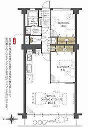 中古マンション　京町台ハイツ　404号室