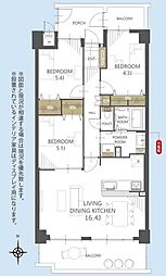中古マンション　サーパス島崎 807号室