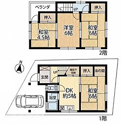 妙法寺字口の川　中古戸建