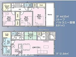 春日部市西宝珠花第4　新築戸建2号棟