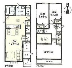 春日部市本田町2丁目　新築戸建B号棟