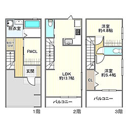 大阪市港区八幡屋３丁目新築戸建