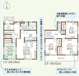 長野市篠ノ井二ツ柳　新築戸建　1号棟