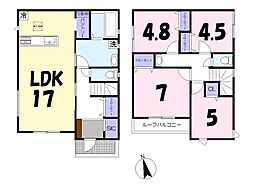半田市花園町6丁目1期新築一戸建て 2号棟