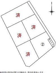 売土地　西阿知町5区画