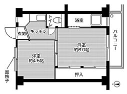 ビレッジハウス川内1号棟 (405号室) 405
