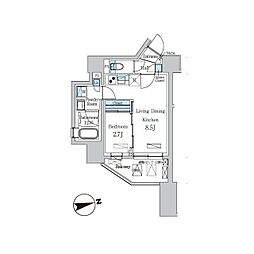 デュオフラッツ池尻大橋ノリス 1201