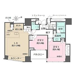 ザ・パークハウスグラン三番町26 1403