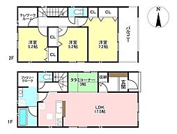 新築戸建　蟹江町錦1丁目　全2棟　1号棟