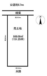 売土地　蟹江町大字新千秋字後西